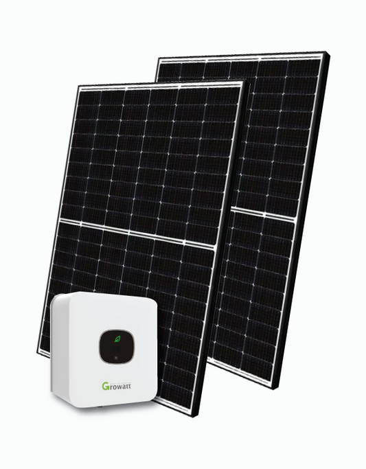 Kit de sistema solar fotovoltaico de 2 paneles de 0,88 kW (785 u)