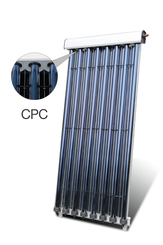 Colector solar térmico CPC de 24 tubos Cool Energy CE-STX24COL