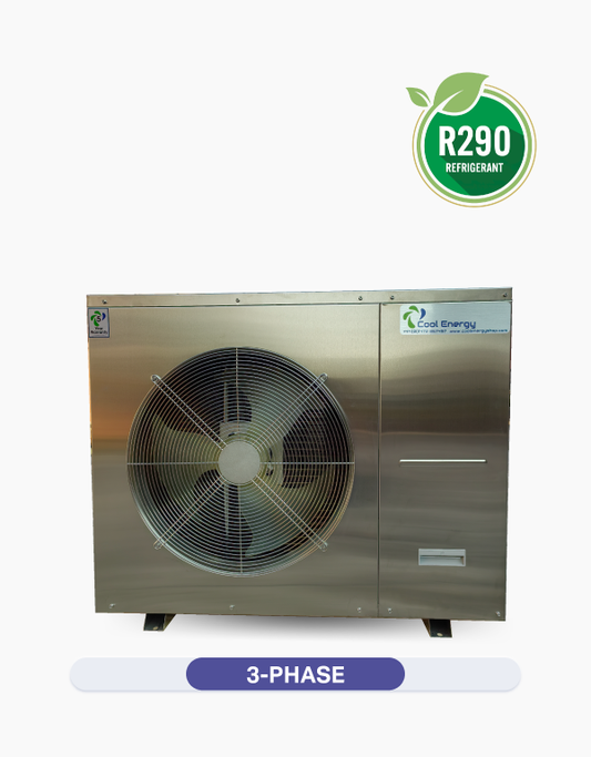 3,58 kW - 12 kW | Trifásica | R290 | 75 °C | ASHP | CE-iH12+3PH